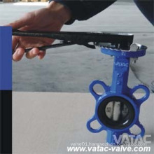 JIS Std Cast Iron Wafer Type Marine Butterfly Valve